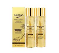 Ginseng Anti Wrinkle Essence, Facial Toner with Ginseng, Anti Aging Serum for Women, Vitamin C Korean Serum, Wrinkle Reduction and Deep Nourishment, Korean Toner for Smooth Skin (120ml, 2PC)