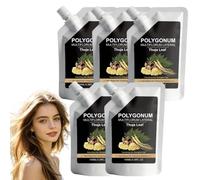 Ginseng&Arborvitae Ginger Herbal Hair Growth Shampoo,4-in-1Cleanse Repair NourisSmooth Thinning&Color-Treated Hair Shampoo,Thickening&Strengthening Fine Thin Haar,Oil Control&Scalp Soothing (5pcs)