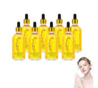 Ginseng Essence for Smoother Skin - Glowing Face Serum with Ginseng Extract - Revitalizing Root Essence, Skin Firming, Radiant Derma, Daily Use, For All Face Types, 100 ml Serum. glow (8 bottles)