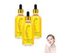 Ginseng Essence for Smoother Skin - Glowing Face Serum with Ginseng Extract - Revitalizing Root Essence, Skin Firming, Radiant Derma, Daily Use, For All Face Types, 100 ml Serum. glow (3 bottles)