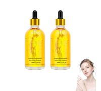 Ginseng Essence for Smoother Skin - Glowing Face Serum with Ginseng Extract - Revitalizing Root Essence, Skin Firming, Radiant Derma, Daily Use, For All Face Types, 100 ml Serum. glow (2 bottles)