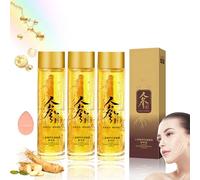 Ginseng Extract Liquid,Ginseng Extract Anti-Wrinkle Original Serum Oil,Ginseng Rejuvenation Essence Serum,Ginseng Anti-Wrinkle Serum,Korean Red Ginseng Essence for Anti Aging (3pcs)