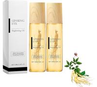 Ginseng Eye Oil Roller, Ginseng Eye Brightening Oil Roll On, Ginseng Under Eye Roller Oil Essense, Anti-Wrinkle Eye Serum for Dark Circles Fine Lines and Wrinkles (2pcs)