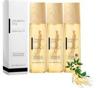 Ginseng Eye Oil Roller, Ginseng Eye Brightening Oil Roll On, Ginseng Under Eye Roller Oil Essense, Anti-Wrinkle Eye Serum for Dark Circles Fine Lines and Wrinkles (3pcs)