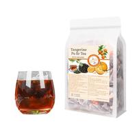Ginseng Five Treasure Tea, Chinese Kidney Cleansing, Chinese Herbal Kidney Bag for Men (30bag/1box) (Tangerine Peel Pu-erh Tea)