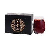 Ginseng Five Treasures Tea, 120g 4.2oz (12g x 10 Bags) Polygonatum Wolfberry Dried Jujube Mulberry Maca Combination Herbal Tea Bags