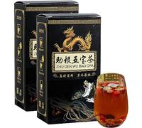 Ginseng Five Treasures Tea Kidney Tea,Men’S Essentials Kidney Tea,Chinese Kidney Care Tea,Liver And Kidney Care Tea,Tonify Kidney And Qi