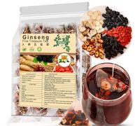 Ginseng Five Treasures Tea - Kidney Tea Wubao Herbal Ginseng Red Date Natural Chinese Cleanse for Men Women, te de riñon Saludable Organica (1Pack-25Bags)