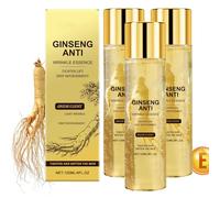 Ginseng Gold Peptide Anti-Wrinkle Essence Oil - Tightening, Moisturizing, and Smoothing Serum for Sagging Skin, Reduces Fine Lines & Wrinkles, Anti-Aging Hydrating Original Serum Water (3pcs)