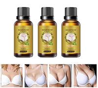 Ginseng Herbal Bust Up Essential Oil, Natural Bust Up Essential Oil, Breast Enlargement Cream Promote Female Breast Lift Firming Enhancement (3pcs)