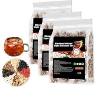 Ginseng-infused Eight Treasure Tea,Kidney Tea formula Ginseng Five Treasure Tea,Ginseng And Wolfberry Tea,Red Date Wolfberry Mulberry Health Tea,Kidney Care Tea Bags for Women & Men (3 Box)