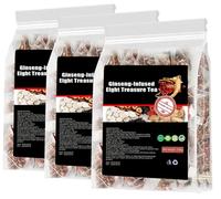 Ginseng-infused Eight Treasure Tea, KidneyTea formula Ginseng Five Treasure Tea, Red Date Wolfberry Mulberry HealthTea, Kidney Care Tea Bags for Women and Men - 30bags/Box (3pcs)