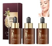 Ginseng Lady Anti-Wrinkle Luminous Oil, Ginseng Extraction Liquid, Ginseng Peptide Anti-Wrinkle Essence, Serum for Tightening Sagging Skin Reduces Wrinkles and Fine Lines (3pcs)