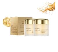 Ginseng Moisturizing Cream, Anti-Aging Moisturizer with Concentrated Ginseng Essence, Deep Hydration for Wrinkles Fine Lines, Lightweight Daily Cream to Nourish, Smooth Plump Skin (2PCS)