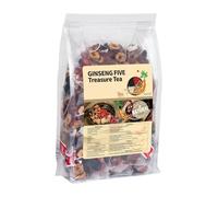 Ginseng & Mulberry Herbal Tea, Ginseng Five Treasures Tea Kidney Tea, Kidney Cleanse Detox Char for Women & Men, Traditional Chinese Herbal Teabags, Organic Healthy Teabags (1 Pack/25 Bags)