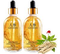 Ginseng Polypeptide Anti-ageing Essence, Ginseng Essence Water, Ginseng Gold Polypeptide Anti-Wrinkle Essence, Facial Ginseng Serum Korean Anti Aging for All Skin Types 100ML (2Pcs)