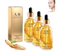 Ginseng Serum, Ginseng Polypeptide Anti-Aging Essence, Ginseng Extract, Anti-Wrinkle Ginseng Serum Face Care, Essence Serum, Ginseng Anti-Ageing Serum, Suitable for All Skin Types (3PC)
