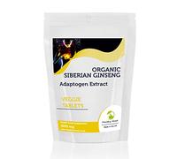 Ginseng Siberian 1000mg Extract 60 Tablets - Choose Your Packet Size - LetterBox Friendly UK Fast Delivery -