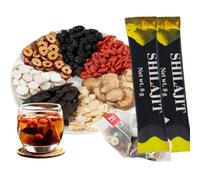 Ginseng Treasure Kidney Tea with 15 Shilajit and Honey Sticks | Male Enhancement Support Booster | Energy Boost, Kidney Health Support | Natural Liver Detox Chinese Kidney Cleansing Tea