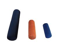 Ginsimar Custom Round Pillow Roll Cervical Support Pillows Neck Pain Relief Cylinder Bolster Pillows with Removable Washable Cover, Low Back Lumbar Support for Office Chairs, Car Seats and Travel.