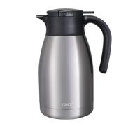 GiNT Thermal Coffee Carafe Stainless Steel Vacuum Doppelwand, 1.5L Silver