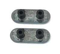 Gintai 2 x Short Laptop Feet for Lenovo Thinkpad P16v Gen 1 21FC 21FD 21FE 21FF, ThinkPad P16v Gen 2 21KX 21KY KP6B0 Feet Base Cushion Pads (Black)
