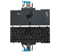 Gintai ES Spanish Layout Keyboard for Dell Latitude 7480 7490 5480 5490 Keyboard Tablet Laptop Keyboard for Tablet Keyboard Backlit Laptop Keyboard
