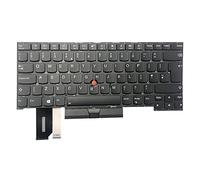 Gintai Keyboard UK Layout for Lenovo Thinkpad T490S 20NX 20NY, T495s 20QJ