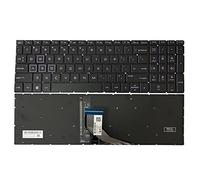 GinTai Laptops US Keyboard Backlit Purple Replacement for HP Pavilion Gaming 15-DK 15-EC 15-CX NSK-XN2BC PK1328B1B0900101