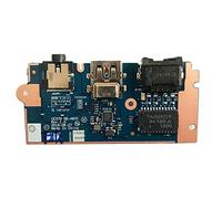 Gintai Replacement Ethernet LAN Port I/O USB Audio Card for Lenovo ThinkPad E570 E575 RJ45 01EP132