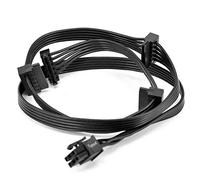 Gintai Replacement SATA Drive Cable for Corsair hx1200 RM1000X RM850X RM750X 6-Pin to 4X