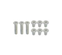 Gintai Screws 9pcs for Lenovo IdeaPad Pro 5 16IRH8 83AQ/Pro 5 16ARP8 83AS/Pro 5 16APH8 83AR/Pro 5 16IMH9 83D4/Pro 5 16AHP9 83D5 Laptop Case (Silver)