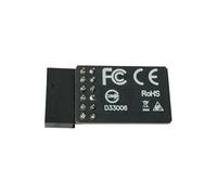 GinTai TPM 2.0 Module SPI V2 12pin-1 SLB9672 for GIGABYTE Z890 Elite Duo X | B860M EAGLE WIFI6, B860 EAGLE WIFI6E, B860M EAGLE PLUS, B860M GAMING WIFI6, X870E AERO X3D WOOD, Z890 TACHYON DUO X ICE