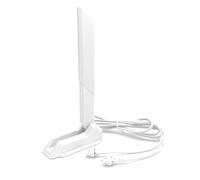 Gintai WiFi 7 Antenna for ASUS ROG CROSSHAIR X870E/STRIX B850 B860 X870 Z790 Z890/ MAXIMUS Z890 Z790 WLAN Amplifiers WiFi 7 Tri-Band Gaming Card 12dBi Bluetooth 5.4,Magnetic Base (White)