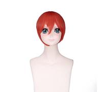 Gintama Kagura Anime Cosplay Wigs Short Orange Heat Resistant Synthetic Hair Perucas Cosplay Wig