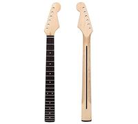 Gintdinpu 22 Fret Guitar Neck, Maple Neck Replacement Parts, Glossy Inlay Right Handed 22 Fret Electric Guitar Fingerboard