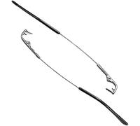 Replacement Temple Arm Frame,Eyeglass End Tips, Eyeglasses Arm Leg,1 Pair Metal Eyeglass Temples Replacement 1-Hole Rimless Glasses Repair Parts Kit Glasses Temple Replacement, Grey