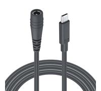 GINTOOYUN 0.5M/1.6FT USB C Male to DC Male Power Cable Adapter for Starlink Mini DC 5521 to USB Type C Plug 20V 5A Power Charging Cord Extension Cable (0.5m)