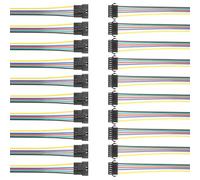 GINTOOYUN 10 Pairs JST SM 6-Pin Cable 22AWG 6-Pin SM Male/Female Paired Connector Electrical Cable for LED Light Strips,Chassis Fans,RC Toys,etc(6.02 Inch)(6-Pin)