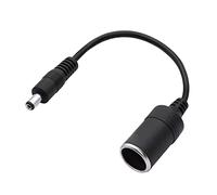GINTOOYUN 12/24V Cigarette Lighter Power Supply Cable DC 5.5mm x 2.1mm Male to Female Cigarette Lighter Plug Adapter for Car Charger,Car Refrigerator,Car Air Pump etc(11.9 Inch)