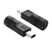 GINTOOYUN 2 Pcs 240W DC6037 Female to Small Square Port Power Adapter 20V-12A DC6.0mm x 3.7mm Female Plug to Laptop Small Square Male Plug Power Adapter for ROG Phantom 16Air/14Air(240W-6037)
