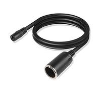 GINTOOYUN Cigareete Lighter Socket to DC 8mm Power extension cable DC7909 7.9 x 5.5mm Female Plug to Car Cigarette Lighter Socket Female Converter Power Cord 12v for Car Refrigerator,RV,GPS,ect(1m)