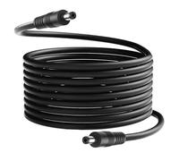 GINTOOYUN DC 5.5x2.1mm Male to Male,16FT 18AWG DC Extension Cable 5.5MM x 2.1MM Male to Male Plug Power Adapter Cable for LED, CCTV, Car, Monitors,etc-5m(5m)