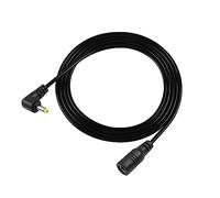 GINTOOYUN DC4017 Power Extension Cable 22AWG DC 4.0mm x 1.7mm Right Angle Male to Female Power Adapter Cable for PSP,Cameras, Electric Toothbrushes etc(9.6 FT)(3M)