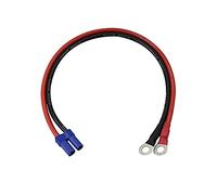 GINTOOYUN EC5 to O Ring Terminal Cable,10AWG EC5 Female Plug to O Ring Terminal Extension Cable for Car Jump Starter Power, Automotive Emergency Battery and More(Cable Length 13.78inch)