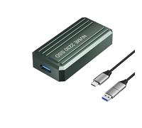GINTOOYUN M.2 NVME 2230 Solid State Drive Enclosure USB C/A to M-Key/(M+B) Key Aluminum M.2 NVME SSD Enclosure for Laptops,2230 SSDs,Desktop Computers,etc