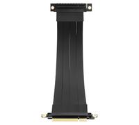 GINTOOYUN PCIE-8X Extension Cable 180 Degree PCIE-8X Male Plug to 90 Degree PCIE-8X Female Plug Riser Cable PCI-Express 3.0 8X Extender Adapter for Graphics Card(11.02 Inch)(Style 2)