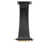 GINTOOYUN PCIE-8X Extension Cable 90 Degree PCIE-8X Male Plug to 90 Degree PCIE-8X Female Plug Riser Cable PCI-Express 3.0 8X Extender Adapter for Graphics Card(10.7 Inch) (Style 1)