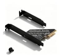 GINTOOYUN PCIe X4 Gen4.0 to Oculink SFF8611/8612 Expansion Card, with 2U Baffle, for U.2 SSD and eGPU External Graphics Card，PCIE X4