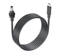 GINTOOYUN USB-C to DC5521 Starlink Mini Power Cable PD100W USB-C Male to Waterproof DC 5.5mm x 2.1mm Male Power Extension Cable for Power Banks,Chargers,Starlink Mini,etc(6.56 FT) (2M)